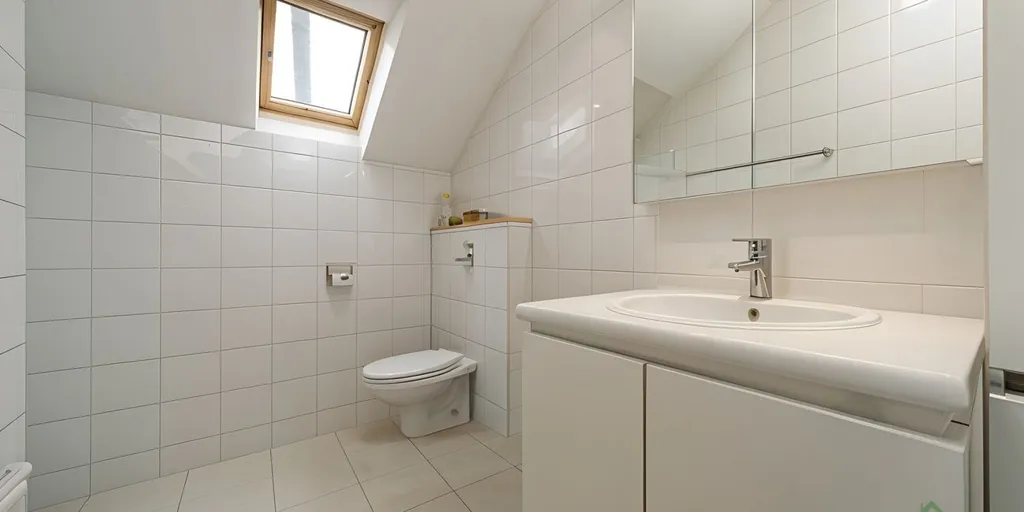 Bathrooms - Modern Terraced House with Garden in Izenberge