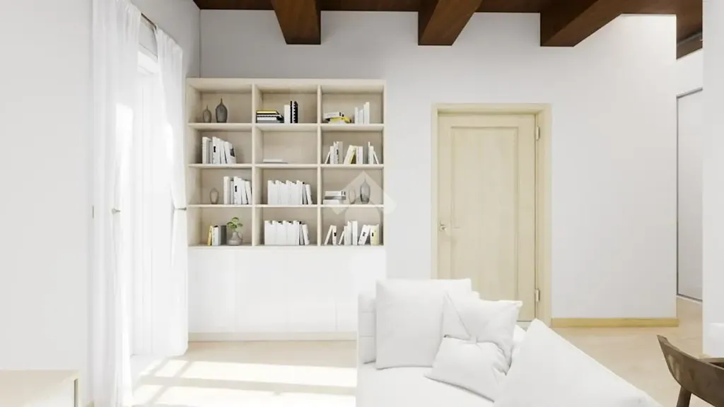 Living Room - Modern Apartment with Balcony in Poiano, Verona