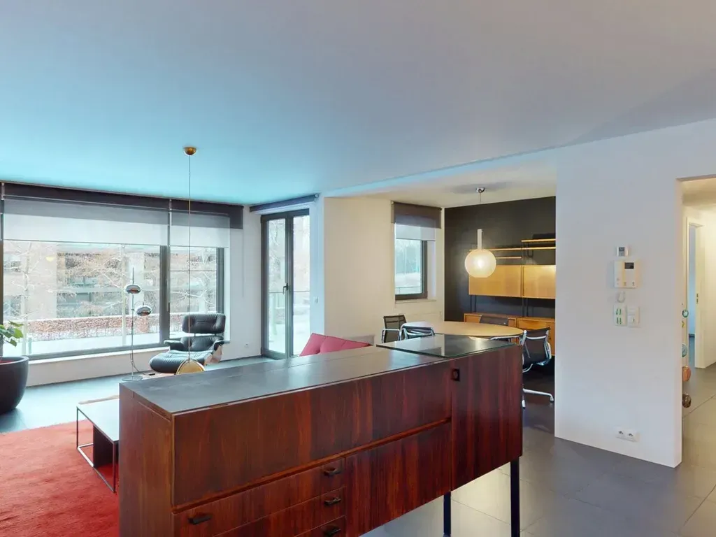 Soggiorno - Modern Apartment with Garden Access in Wijnegem