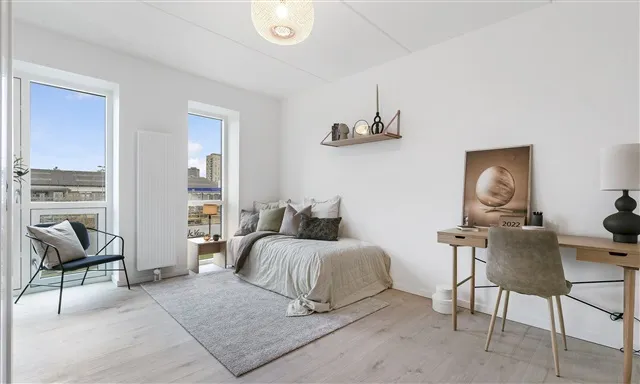 Magamistoad - Two-Room Apartment with Shared Amenities in Valby