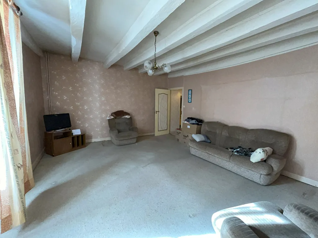 Living Room - Renaissance House with Courtyard in Sanxay
