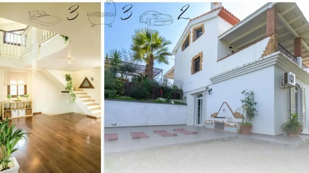 Soggiorno - Villa with Mountain Views in Coín