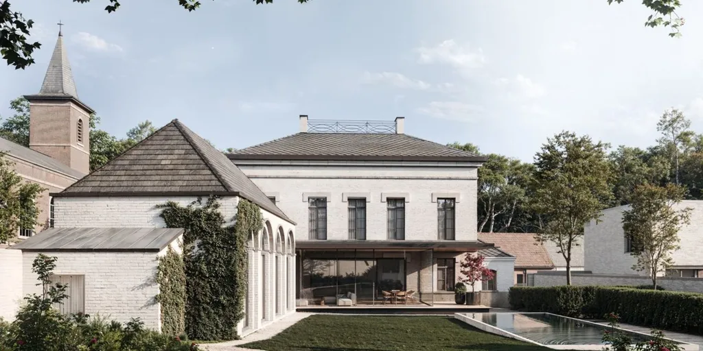 Extérieur - Herenhuis avec Possibilités Pratiques au Centre d'Erpe-Mere