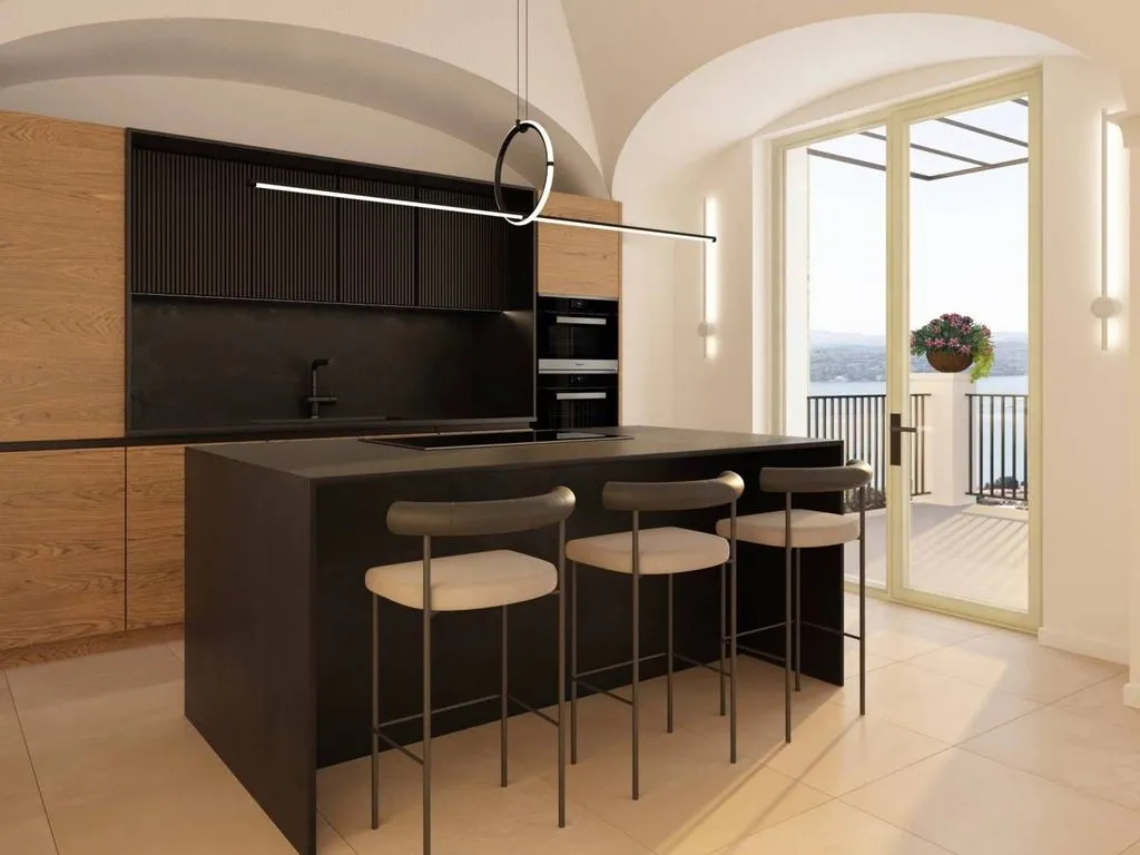 Cucina - Luxury Flat with Lake View in Verbania