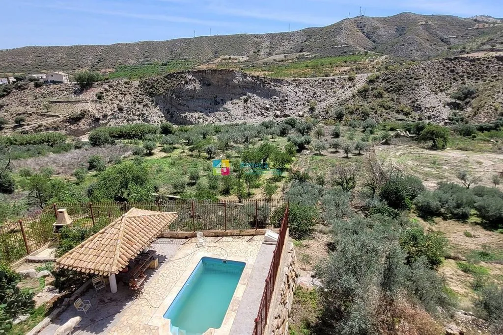 Pool - Chalet with Pool and Terrace in Cantoria