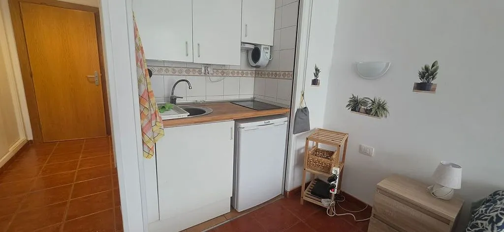 Kitchen - Studio with Pool in La Paz, Puerto de la Cruz