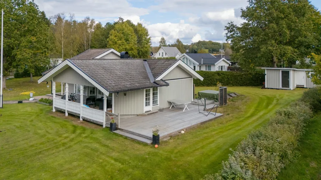 Vue aérienne - Villa with Private Golf Course in Fristad