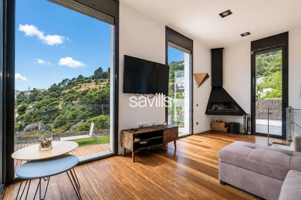 Soggiorno - Detached House with Pool in Vallvidrera
