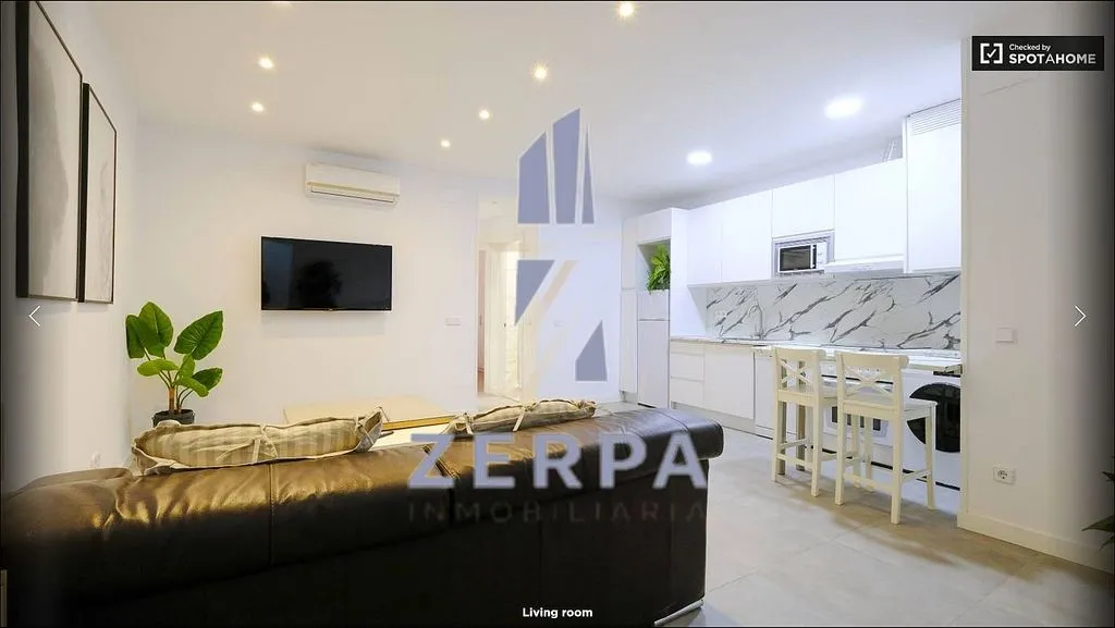 Séjour - Modern Flat with Balcony in Malasaña