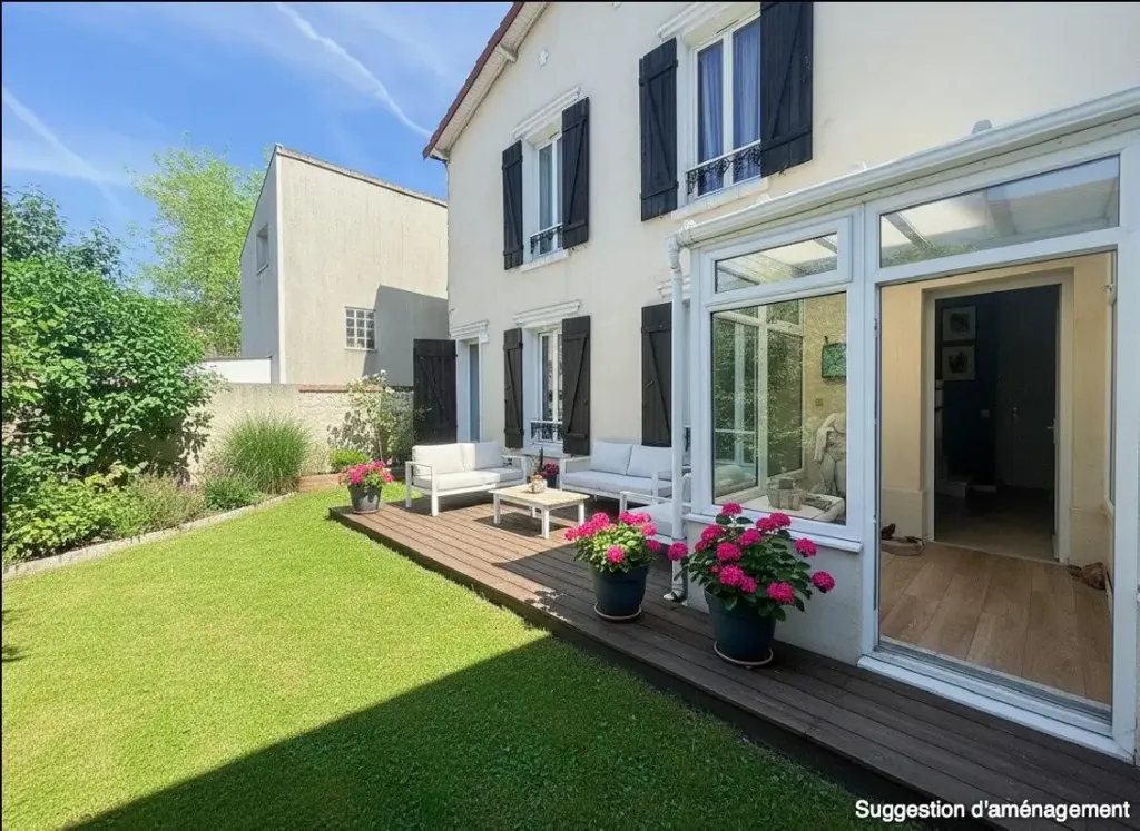 Terrasse - Maison 5 pièces à Saint-Cloud