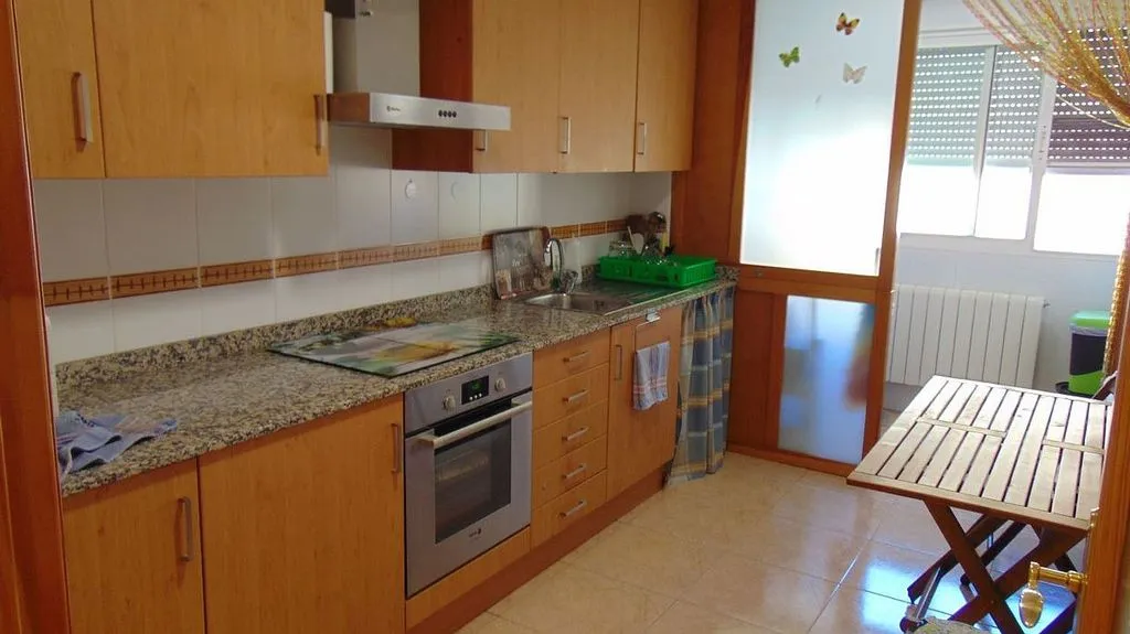 Köök - Bright Corner Flat with Views in Almansa