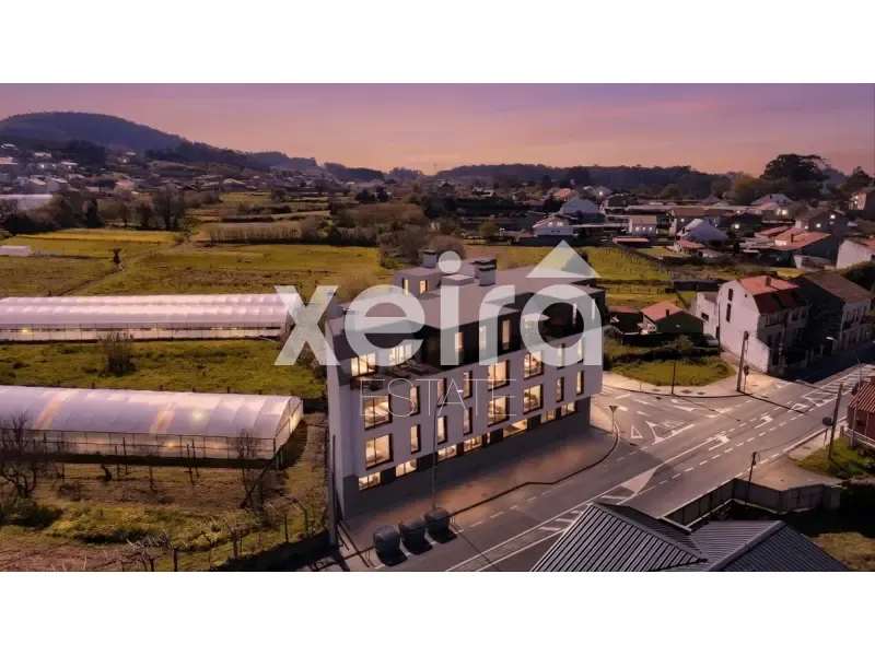 Vista aerea - New Flat with Terrace in Vilagarcía de Arousa