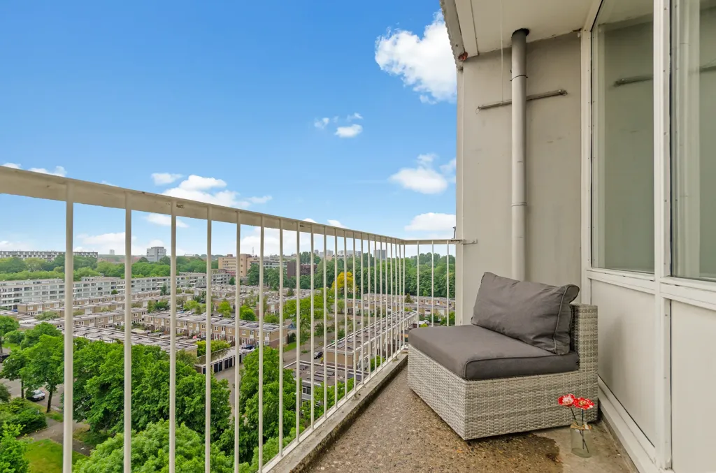 Balcon - Apartment with City View on Dommeringdreef, Utrecht