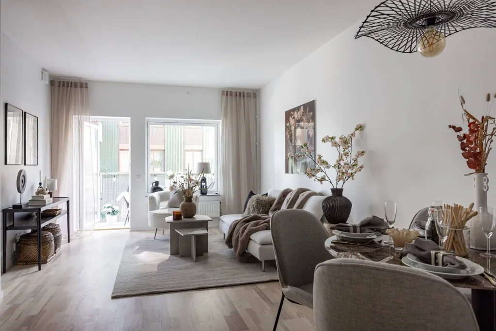 Söögituba - Modern Apartment with Balcony in Karlastaden