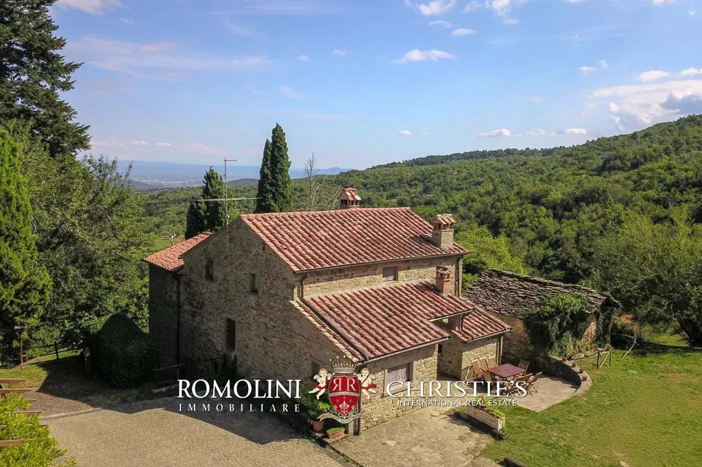 Vue aérienne - Organic Farm with Pool in Tuscany