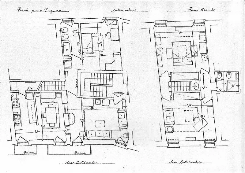 Plaan - Quadruplex with Castelvecchio View in Verona