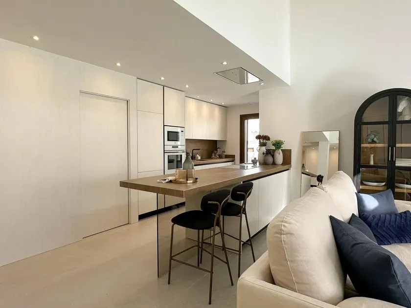 Kitchen - Villa with Private Pool in Algorfa, Alicante
