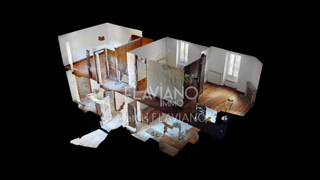 Floor Plan - Terraced House with Garden near Barcelonnette Centre