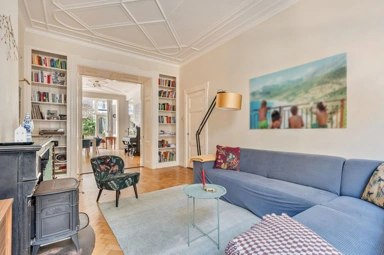 Séjour - Chic Maisonette with Garden in Museum Quarter