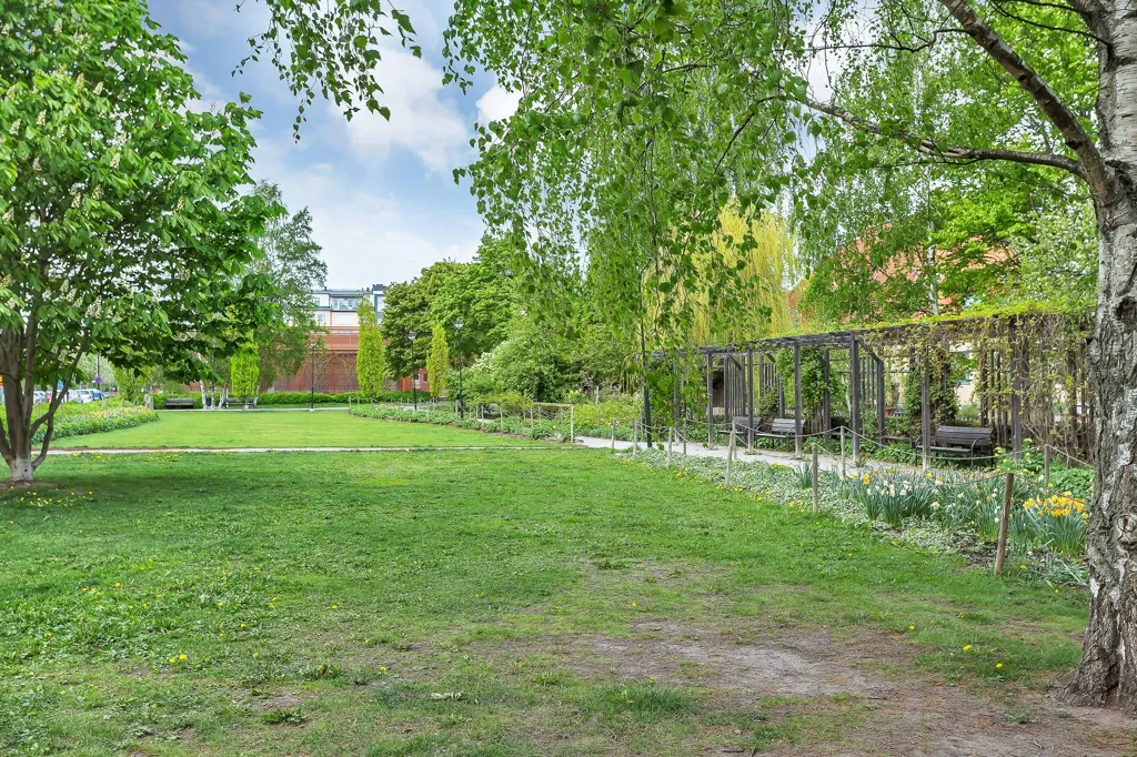 Garden - 4-room apartment in Uppsala kommun