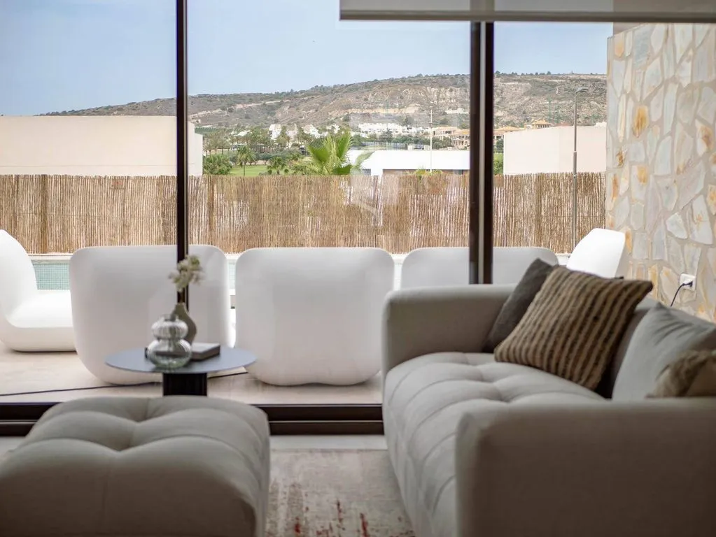 Living Room - New-Build Villa with Pool in Algorfa