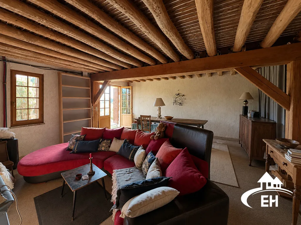 Living Room - 16th Century Manor with Historical Features near Rugles