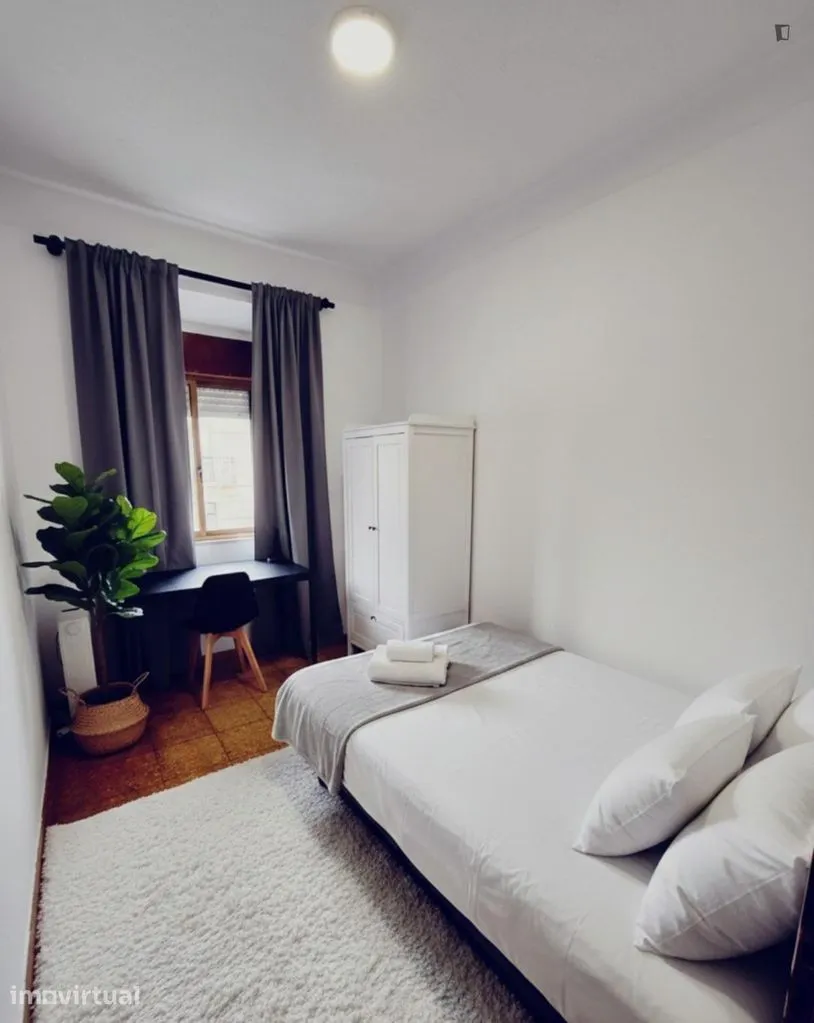 Bedrooms - Single Room in Arroios, Lisbon