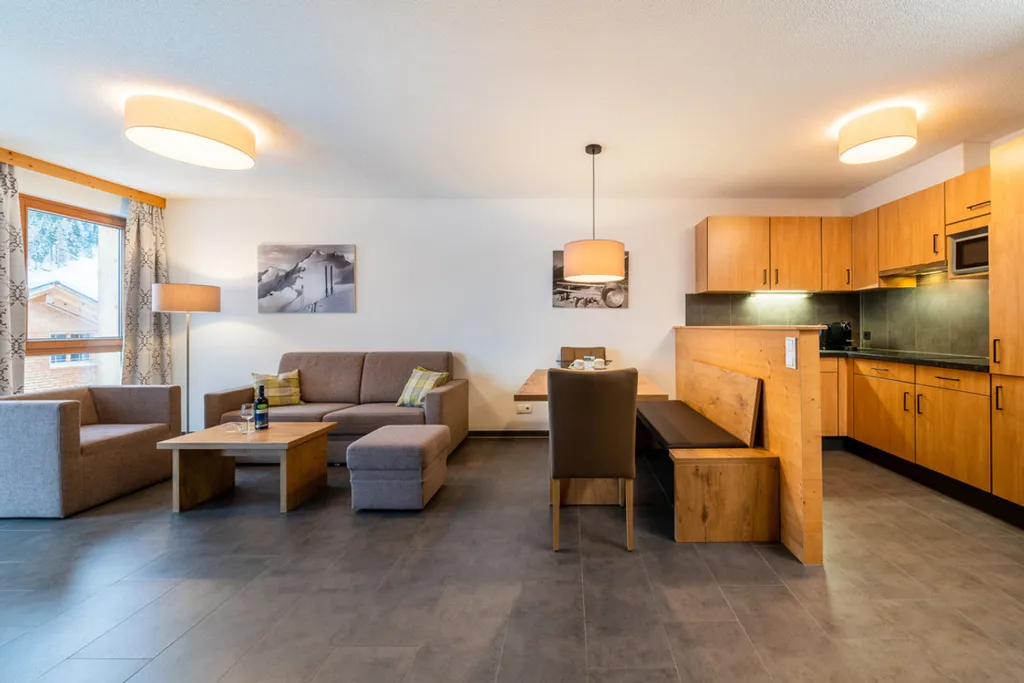 Séjour - 6-Personne Apartment with Ski Access in Bürserberg