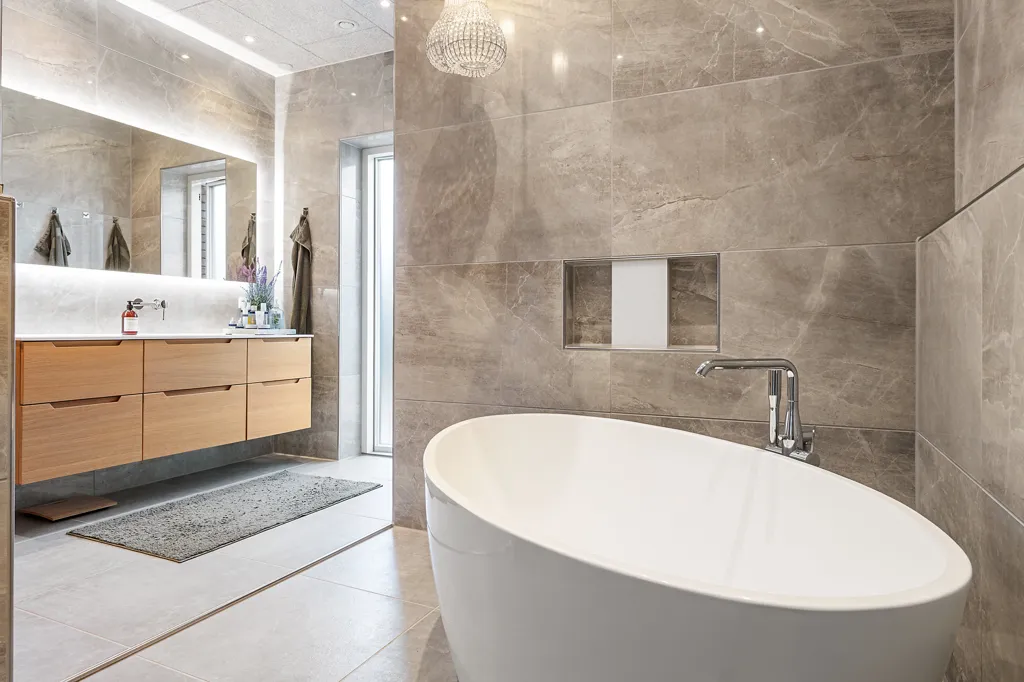 Bagni - Architect-Designed Villa with South-Facing Terrace in Thisted