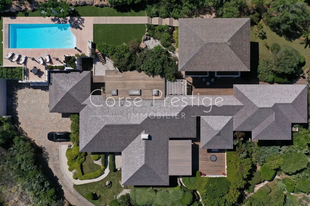 Õhuvaade - Villa with Sea View in Bonifacio