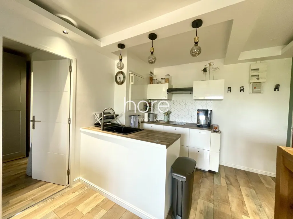 Köök - 2-Bedroom Flat with Balcony in Cabourg