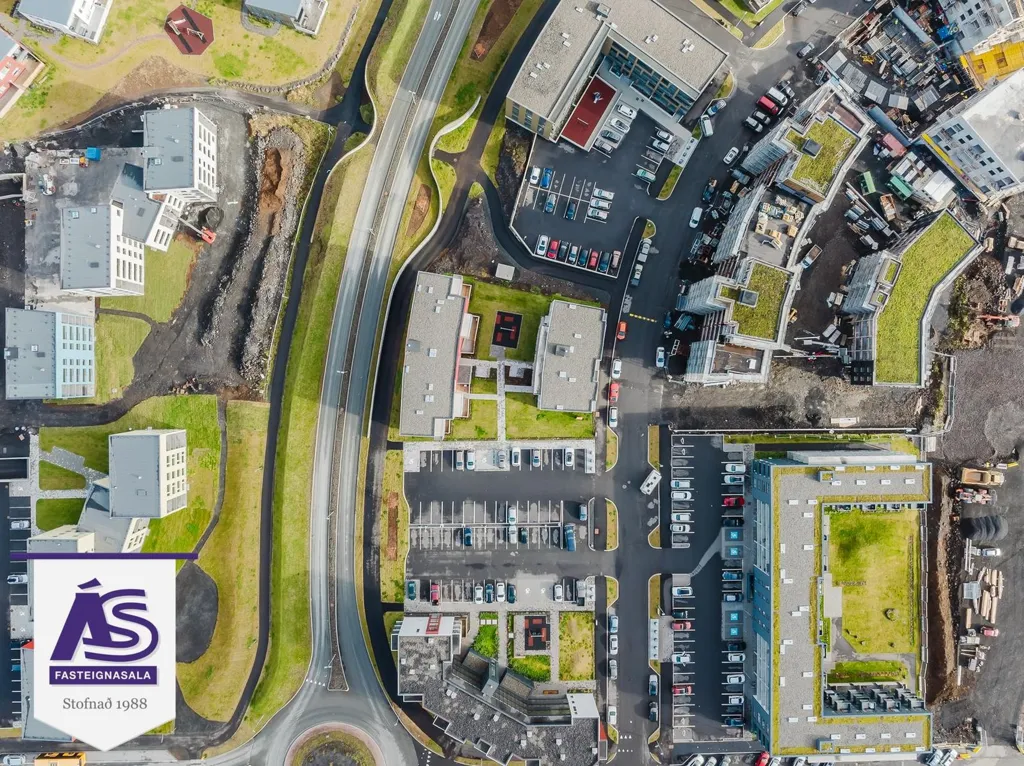 Vue aérienne - New 4-Storey Apartment with Elevator in Hafnarfjörður