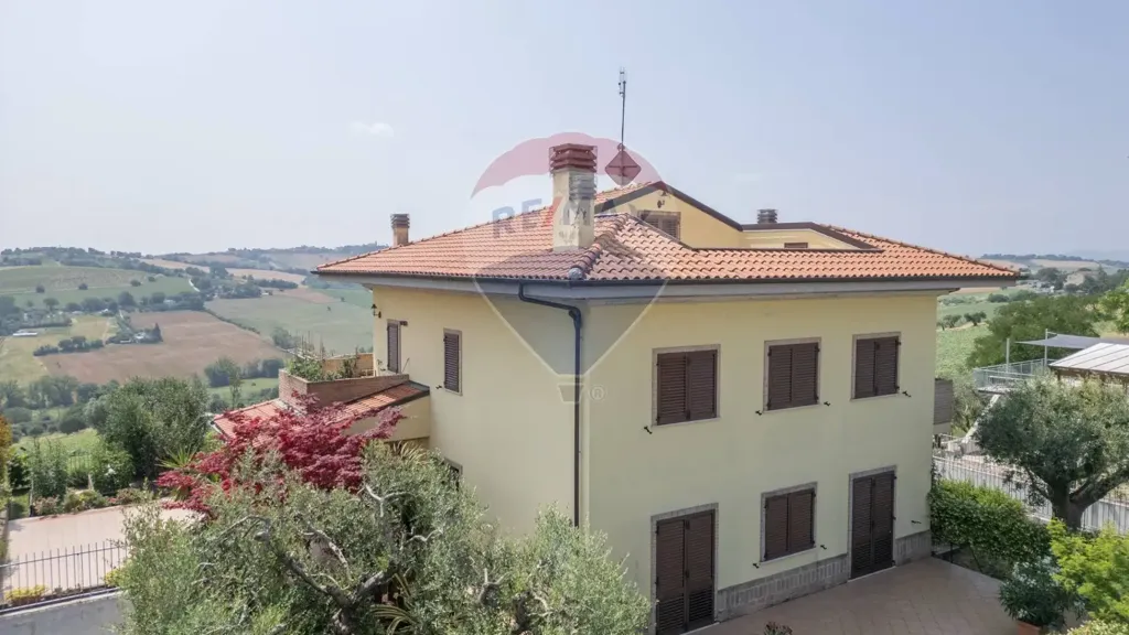 Aerial - Independent House with Private Garden in Ostra