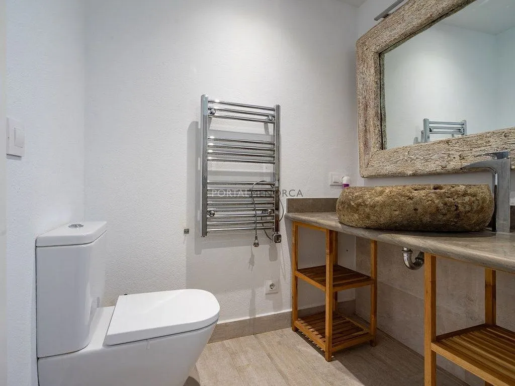 Salles de bain - Renovated Flat with Harbour View in Es Castell