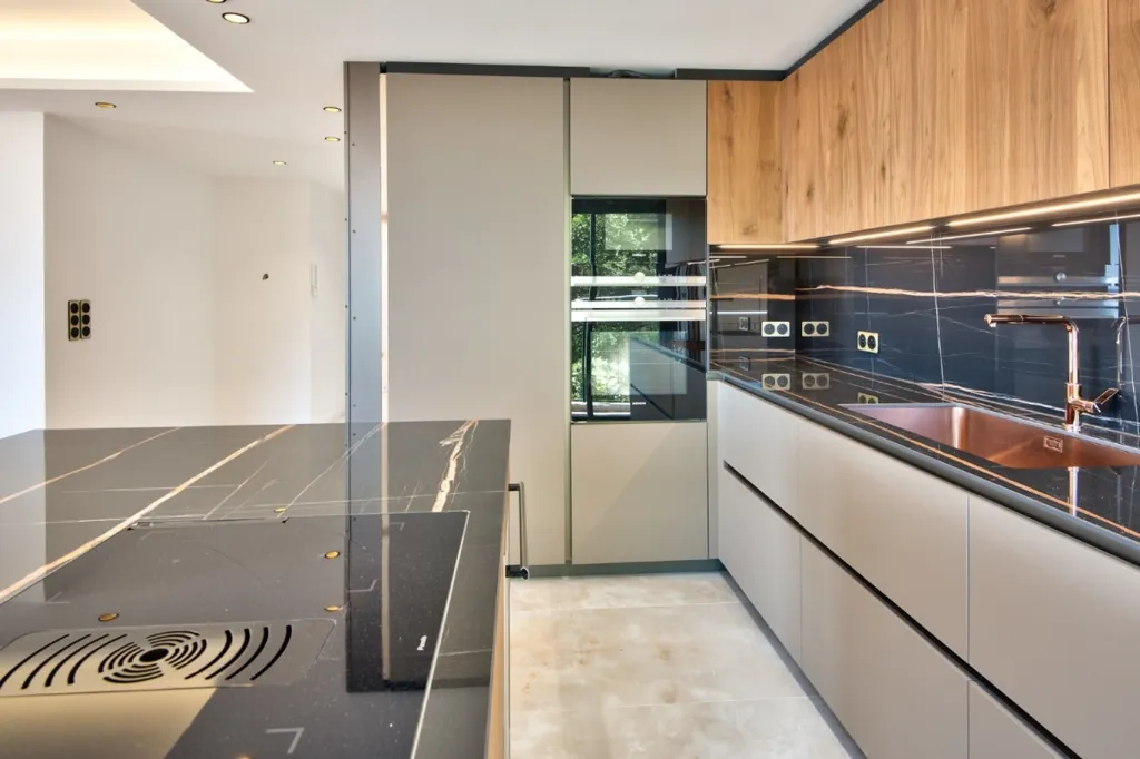 Köök - Luxury Apartment with Panoramic View in Nice