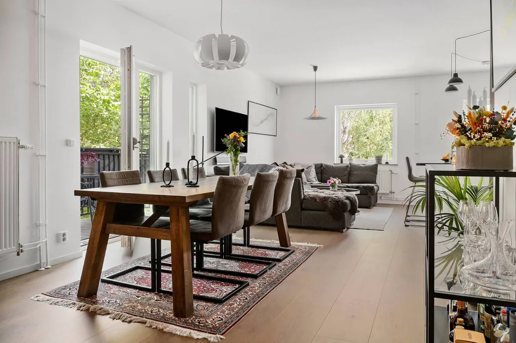 Söögituba - Open-Plan Apartment with Park Access in Lund