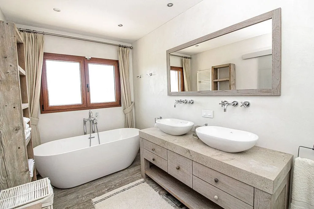 Salles de bain - Rural House with Pool in Alaró