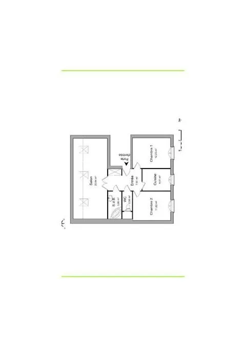3-Bedroom Apartment with Parking in Nancy