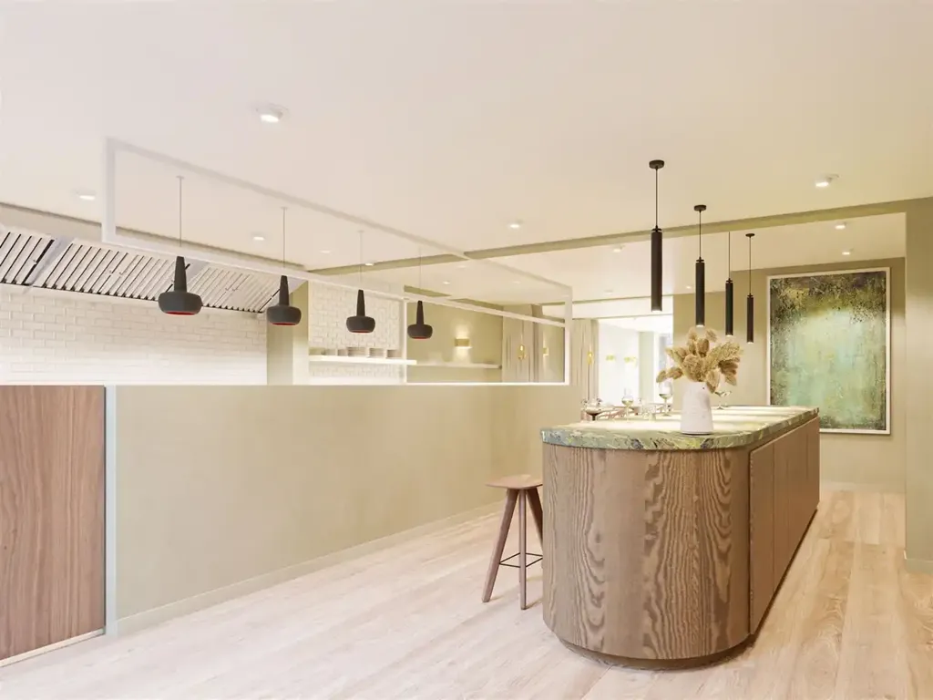 Kitchen - Renovated Commercial Ground Floor in Leuven