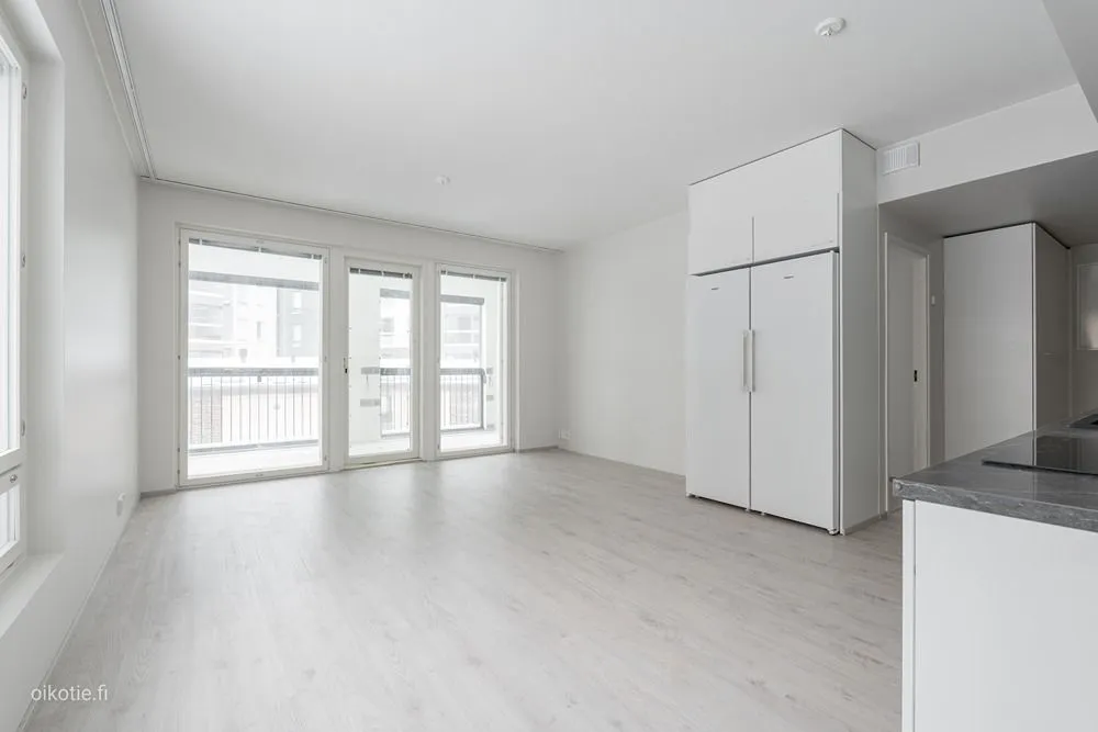 Köök - Modern Flat with Balcony in Aviapolis, Vantaa