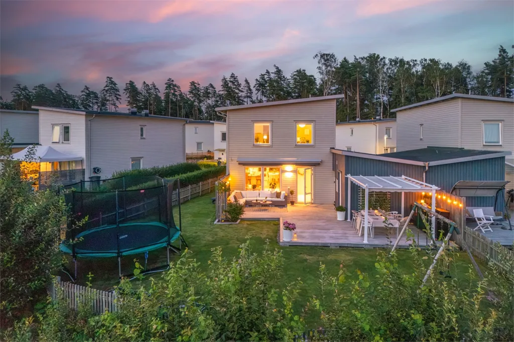 Exterior - Modern Villa with Garden in Sunny Location