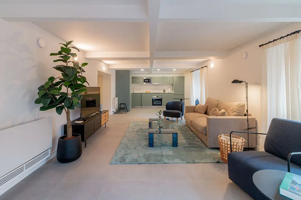 Séjour - Furnished Flat with Air Conditioning in Madrid