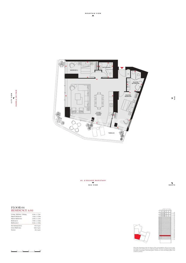 Plaan - Luxury Flat with Sea View in Poblenou