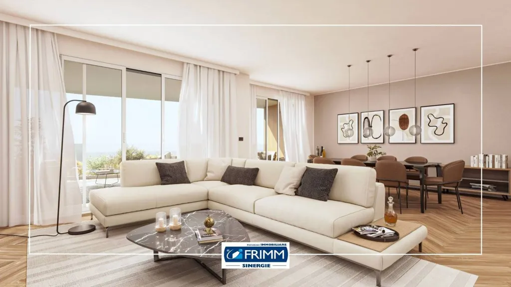 Living Room - Apartment with Large Terrace in Corciano