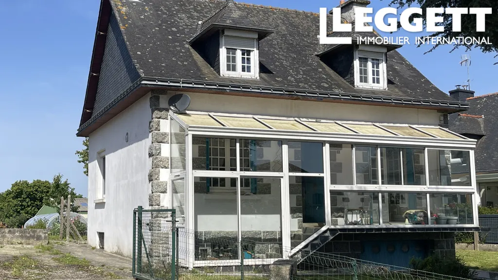 Außenansicht - Spacious House with Garden in Ploussulié