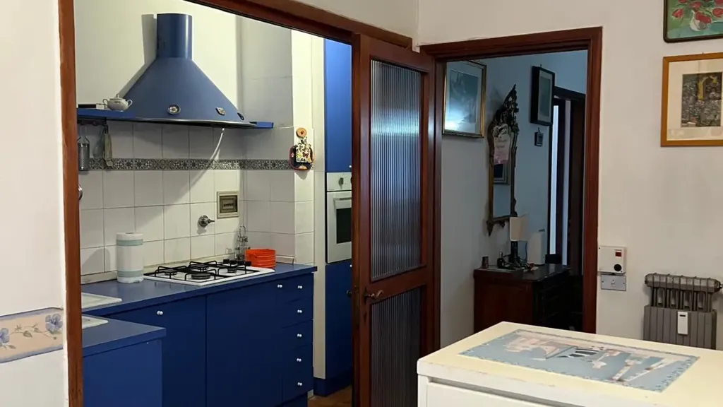 Cuisine - 6-Bedroom Apartment with Garden View in Florence