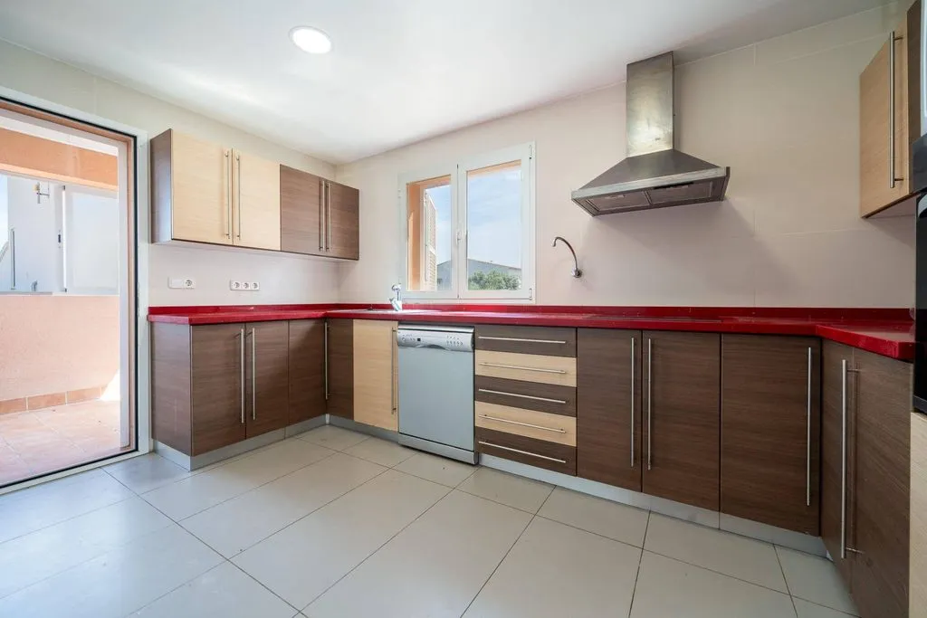 Köök - Luxury Semidetached House with Sea View in Portocolom