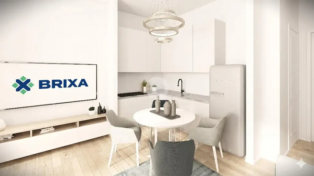 Cucina - Rustic-Style Flat with Balcony in Fleming, Rome