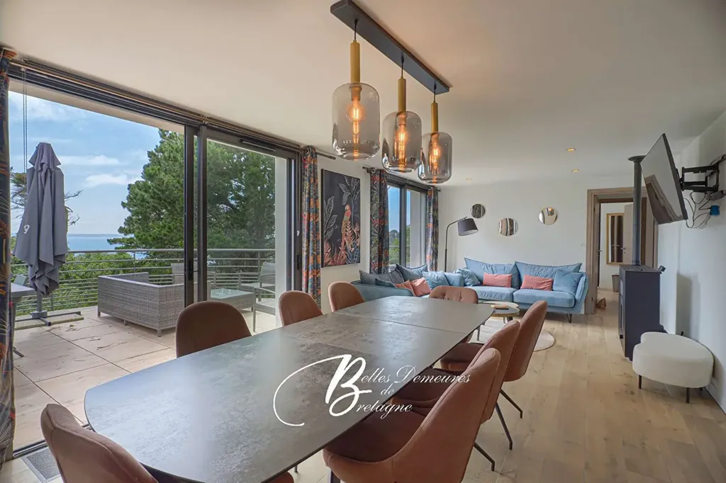 Salle à manger - Villa d'Architecte avec Vue Mer à Trébeurden