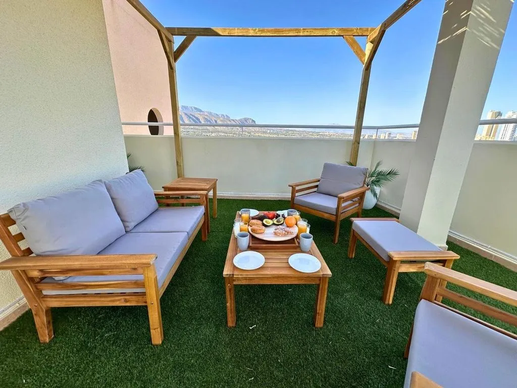 Terrasse - Luxury Apartment with Multiple Views in Benidorm